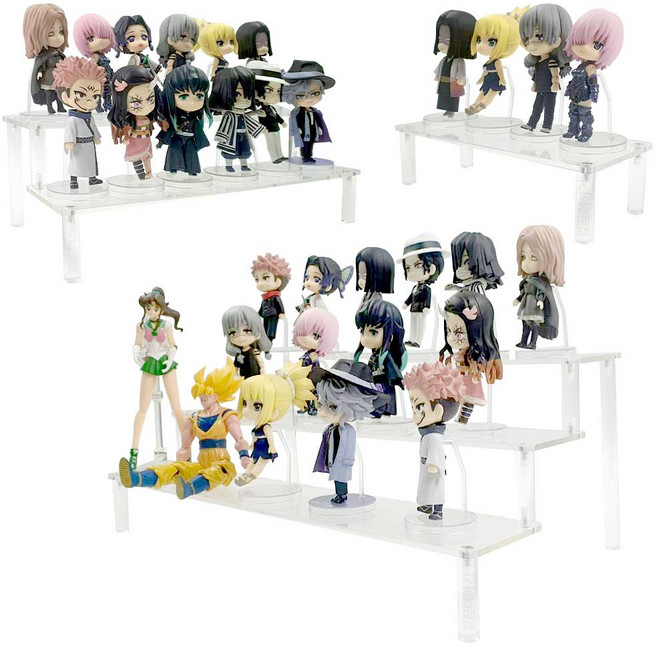 깔끔더하기 피규어 진열장 아크릴 전시 장식장, 1개