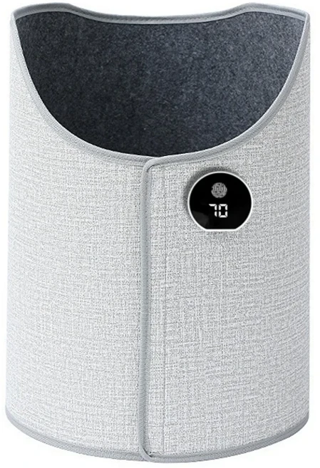 책상 아래 전기 다리 온열기 5단계 조절 가능한 인체공학적 랩 스페이스 히터 조용하고 컴팩트한 가정용 사, 03 Grey