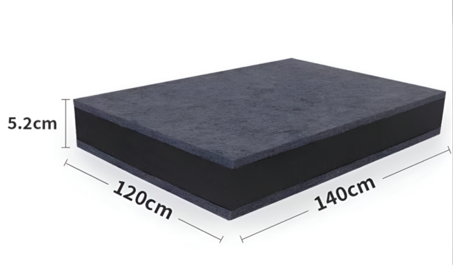 이스턴 드럼 매트 층간 소음 차단 타악기 스피커 방음 진동 방지 패드, 1개, 120 x 140 x 5.2cm / 다크그레이