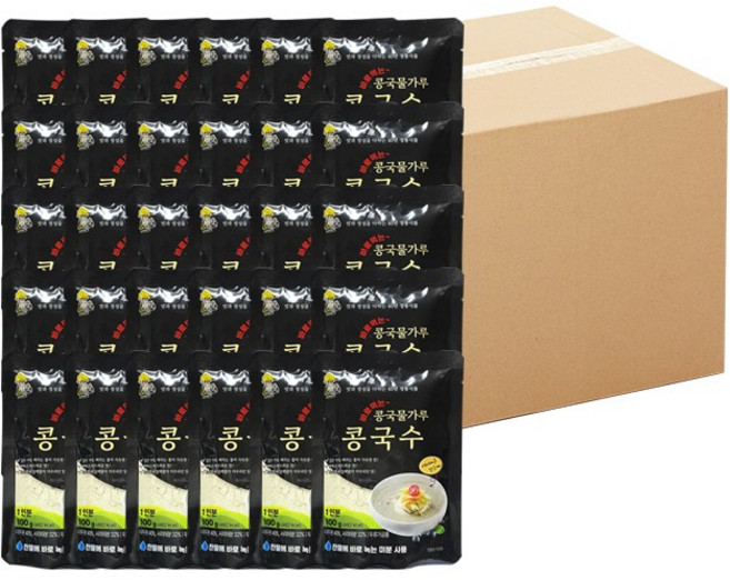 할매손 바로먹는 서리태콩국수 콩국물가루, 30개, 100g
