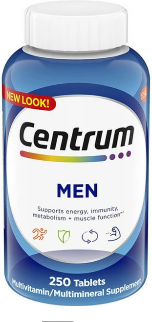 센트룸 포맨 남성용 종합비타민 250정, 1개 - 쿠팡