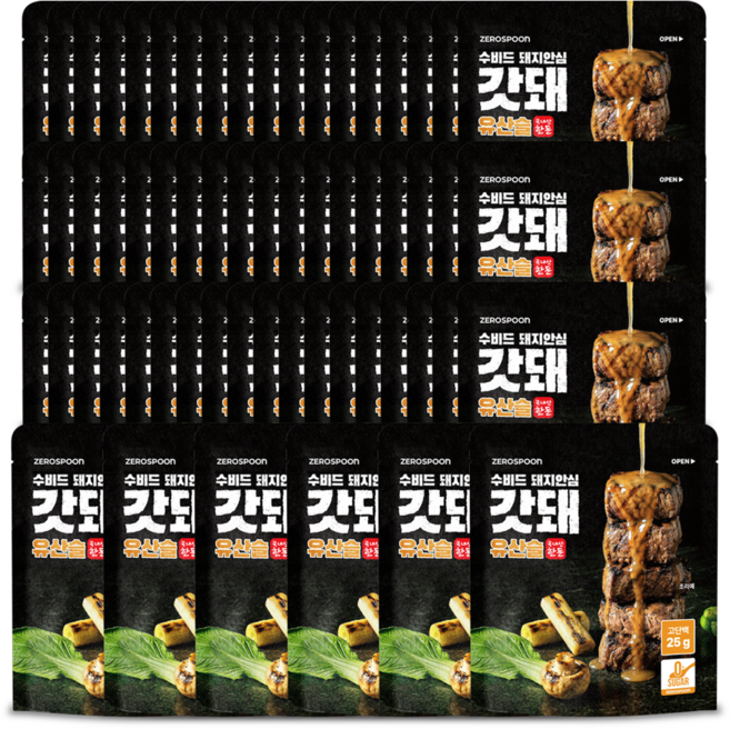 갓돼 무설탕 직화 수비드 돼지안심 유산슬, 60개, 130g