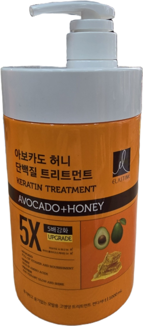 엘라스틴 5X 아보카도 허니 단백질 트리트먼트, 1개, 1L