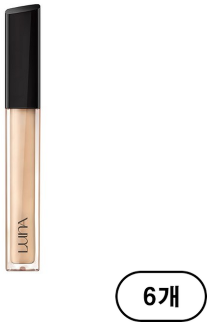 루나 롱래스팅 팁 리퀴드 컨실러 7.5g, 6개, 2호 베이지
