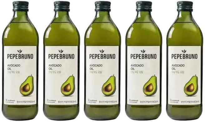 PEPEBRUNO Avocado Oil 1L x 5병, 5개