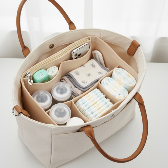 현우상점 기저귀 가방 이너 백팩 이너백