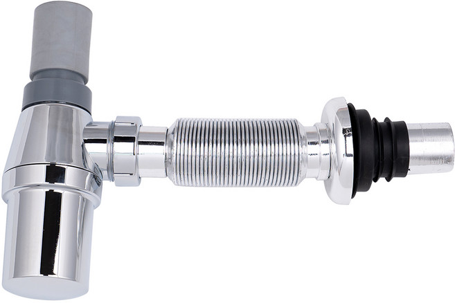 ZEROFLOW 세면대 벽배수용 고무 망치트랩, 1개