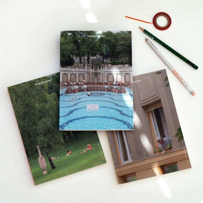 루카랩X해막 콜라보 스크랩 더 모먼트 ver.2 무지노트, 1개, 02 Window