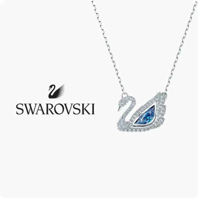 4위 - 스와로브스키 SWAROVSKI 주얼리 DAZZLING SWAN 블루스완 로듐 플래팅 목걸이 5533397