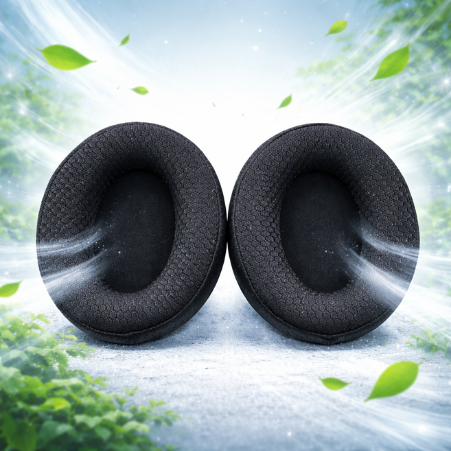 스틸시리즈 아크티스 arctis 노바 5 NOVA 1 1X 1P 3 3P 4 45P 5 5X 7 7X 7P호환 이어 패드 쿠션 커버 헤드폰 헤드셋 교체 귀마개 캡 스펀지 메쉬 한쌍, 1세트