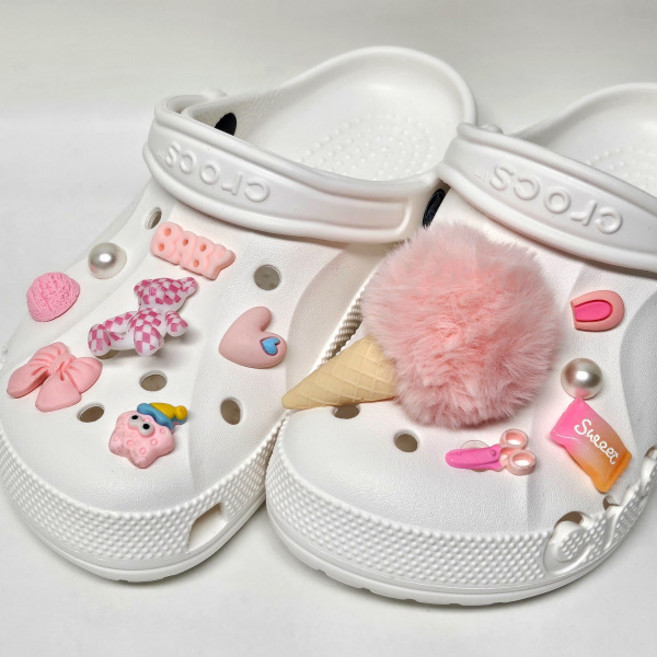 코지치 폼폼이 파츠 세트 신발 3D 악세서리