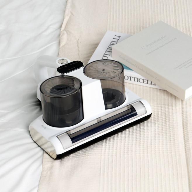 BL컴퍼니 UV무선 살균 침대 침구류 청소기 쇼파청소기 러그청소기 고주파진동 고온살균 강력한 흡입력, 화이트