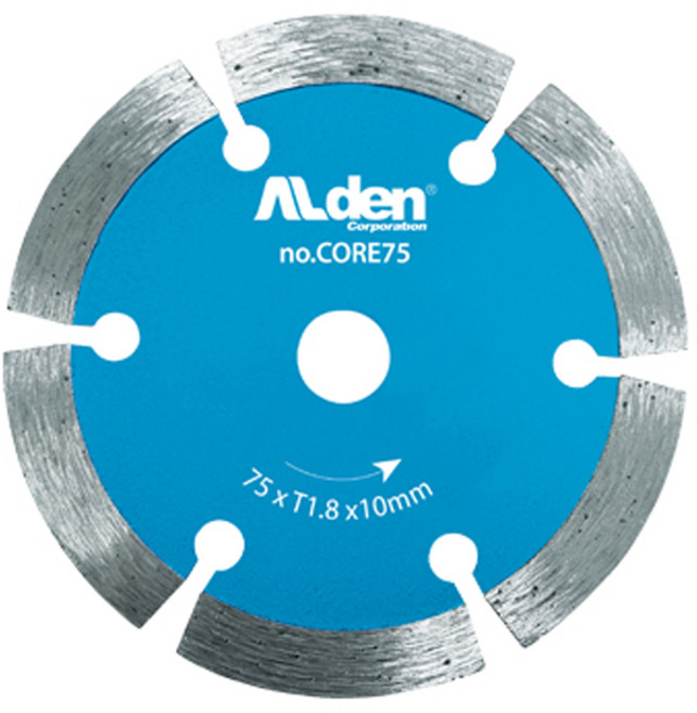 3인치 마른날(콘크리트) CORE75 75mm*1.8T(내경10mm), 1개