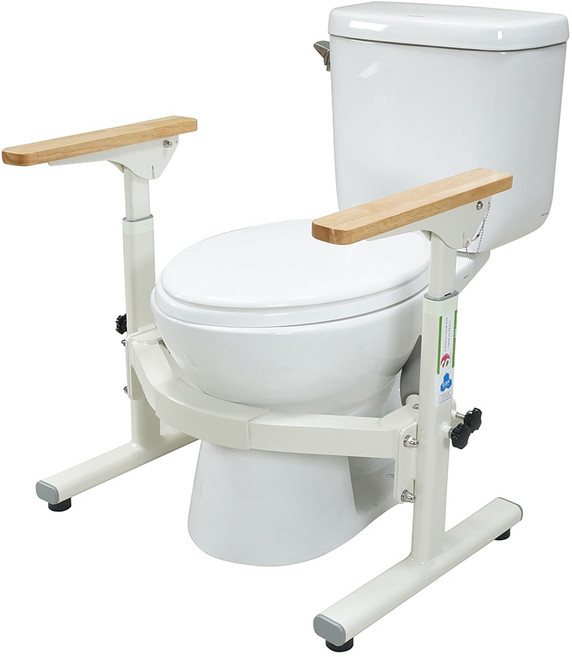 [그레이몰] 복지용구 노인 양변기 지지대 화장실 안전바 변기 안전손잡이 BFSH10, 본인부담률 15%, 1개