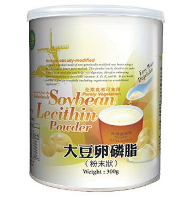 台灣綠源寶 大豆卵磷脂 - 非基因改造 全素可食, 300g, 1個