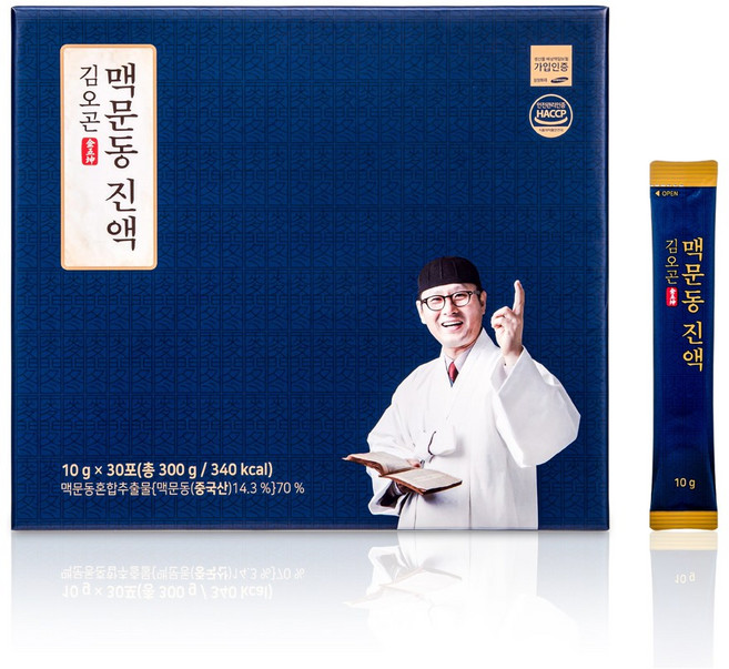 김오곤 맥문동 진액 30p, 300g, 6개
