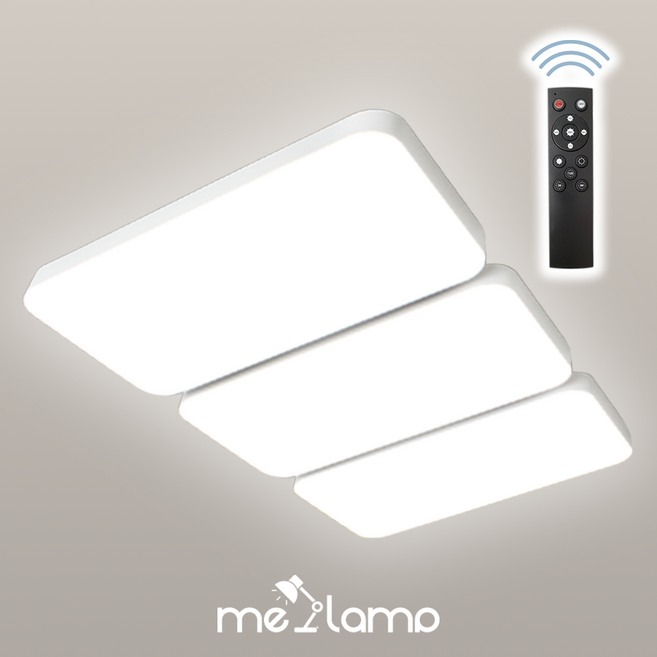 LED 심플슬림 리모컨 거실등 120W / 180W 삼성칩 플리커프리 국산 방등, 6_심플 슬림 거실등리모컨180W-화이트, 6500K