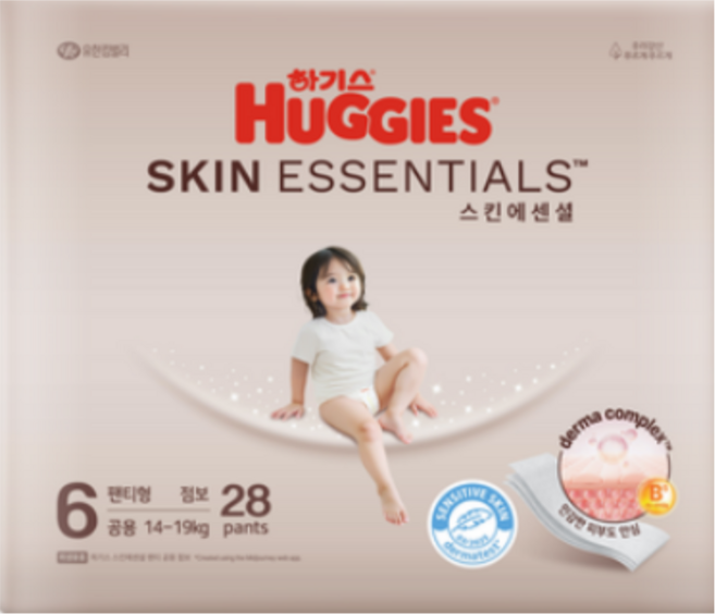 하기스 스킨에센셜 팬티형 기저귀, 6단계, 84매