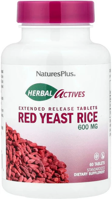 NaturesPlus 허브 액티브 홍국 600mg 60정 NAP-07361, 60 개, 1 - 쿠팡