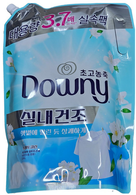 다우니 엑스퍼트 실내건조 섬유유연제 리필, 2.6L, 1개