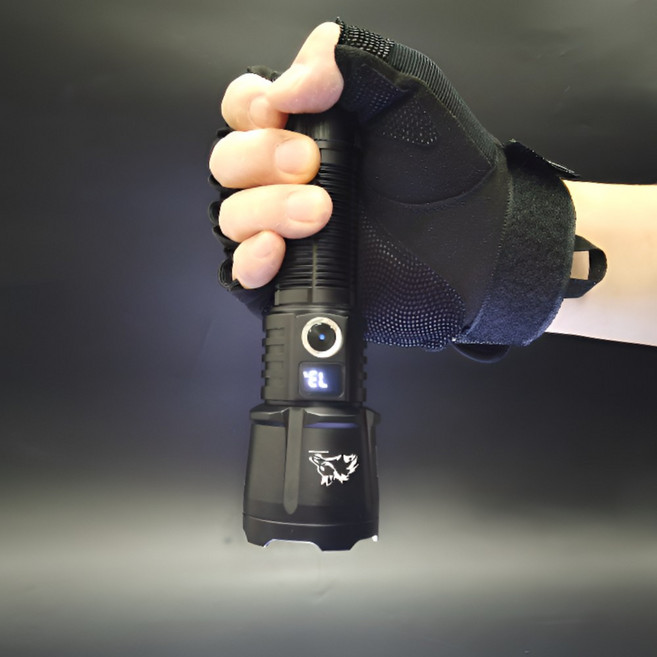 9000루멘 초강력 OSRAM LED 칩셋 전술 군용 탐사 생존 고스트 헌터 LED손전등, 1개