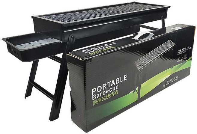 포터블 스테인레스 바베큐 그릴 베이직, 1개