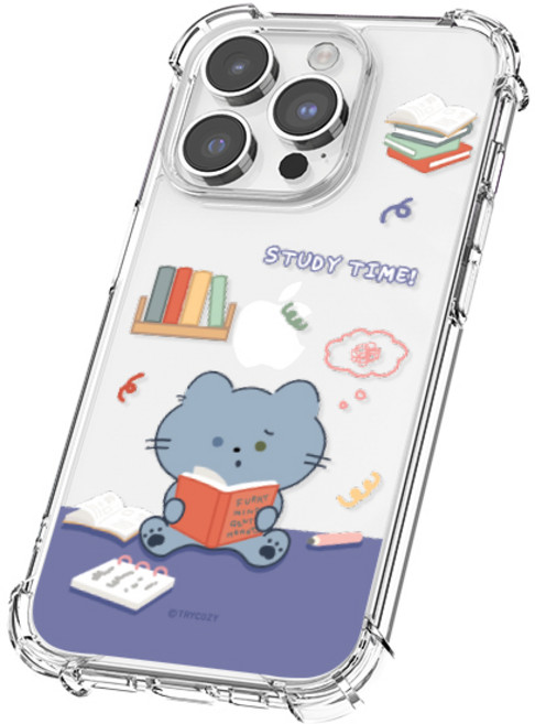 먀오 프렌즈의 하루 갤럭시 아이폰 젤하드 휴대폰 케이스