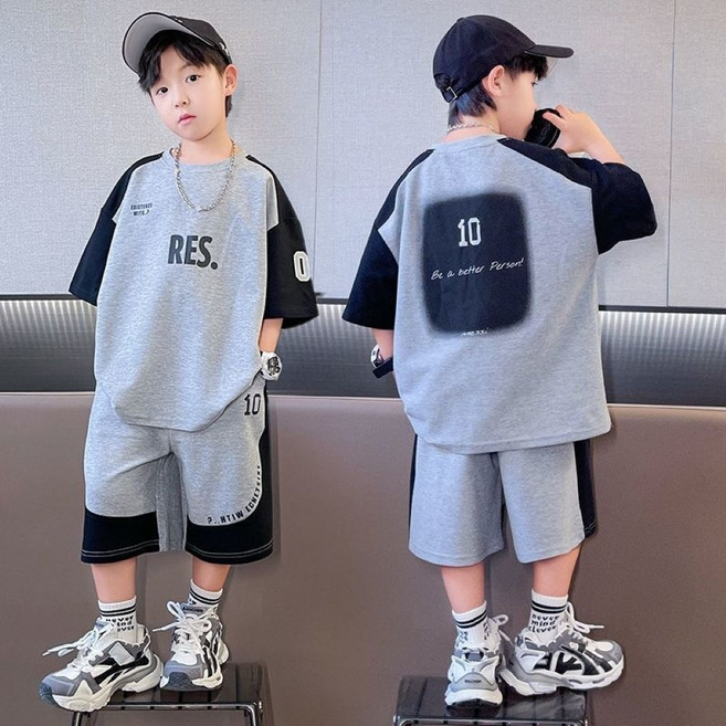 여름 메쉬 반팔 반바지 주니어 루즈핏 상하세트 초등학생 트레이닝 운동복