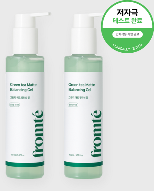 [프롬테] 저자극 녹차 데오드란트 크림 겨드랑이 사타구니 손 발 땀 냄새 제거 억제제, 2개, 150ml