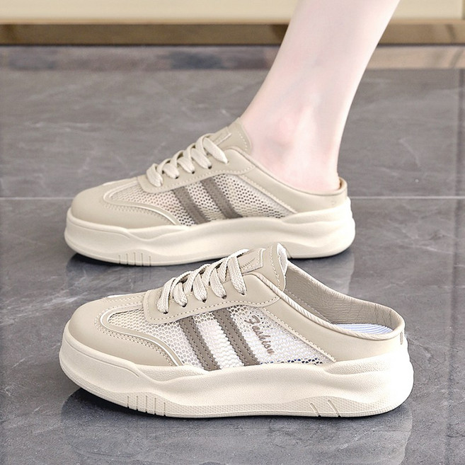 Modern Fashion 여성 메쉬 슬리퍼 편안한 뮬 운동화