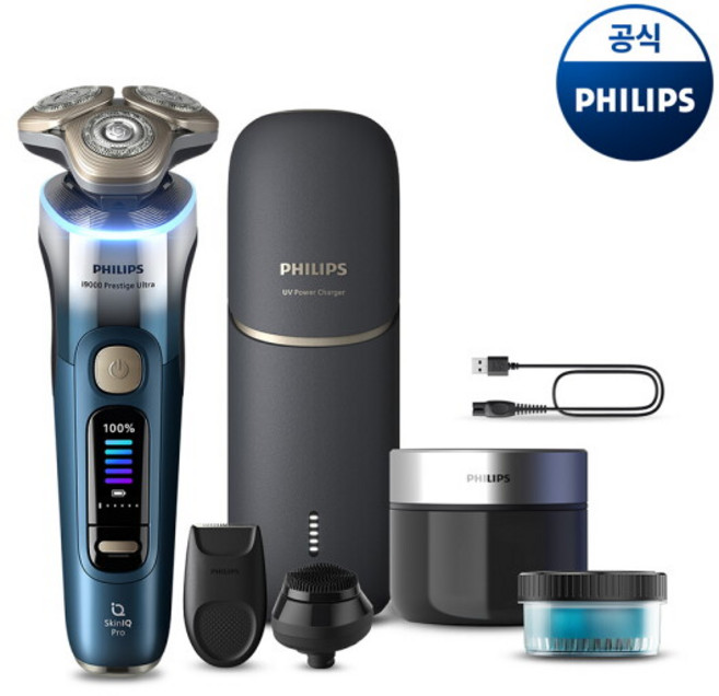 [필립스] PHILIPS i9000 프레스티지 울트라 Day/Night 에디션 전기면도기 그라디언트 세리스 XP9406/65, 상세 설명 참조, 상세 설명 참조