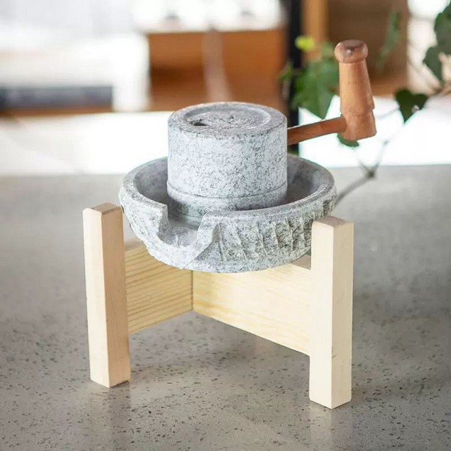 천연 맷돌 두유 두부 멧돌, 1개