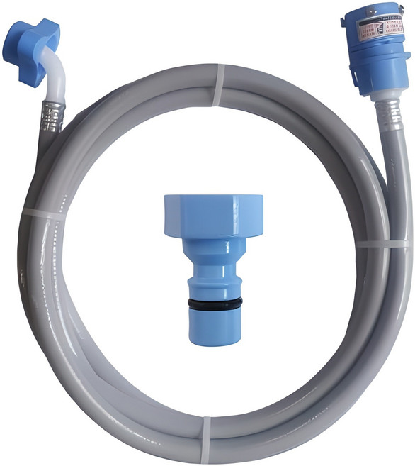 삼성전용 세탁기 원터치 급수호스 2m, 블루, 1개