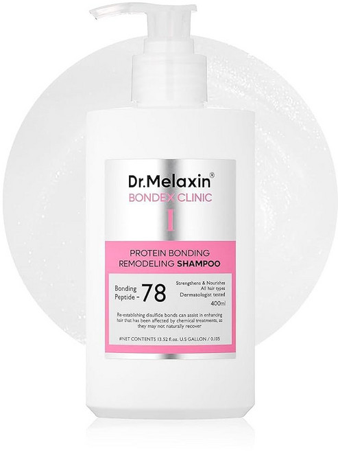 Dr.Melaxin Bondex Protein Shampoo 13.52oz | 닥터멜락신 본덱스 단백질 샴푸, 겨울 보습크림 저자극 보습 제품 건성 피부용 로션 수분, 1개