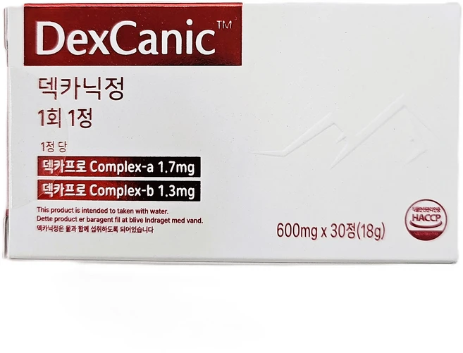 덱카닉정 dexcanic 30일분 30정 1박스 - 쿠팡