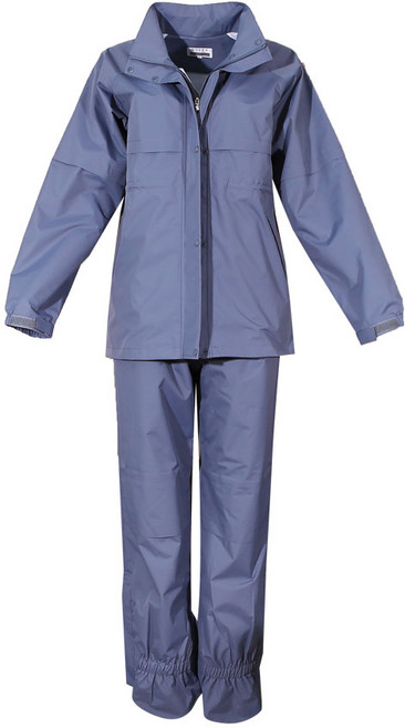 남색 우의 상하세트 휴대용파우치 및 우의용 모자포함, 남색-팔통-남110, 1개