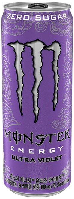 몬스터 에너지 울트라 바이올렛 제로슈가, 24개입, 355ml