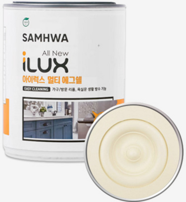 아이럭스 멀티 에그쉘 200컬러 1L 가구 방문 페인트, 17.베이지, 1개