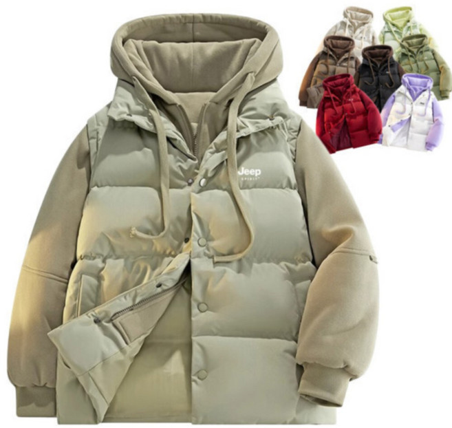 지프스피릿 남녀공용 후드집업 패딩 아웃도어 점퍼 캠핑패딩 JP-M092