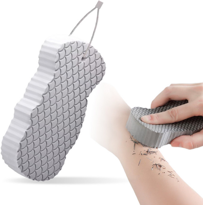 때밀이 스펀지 때지우개 얼굴 등 목욕 때타올, 그린1P