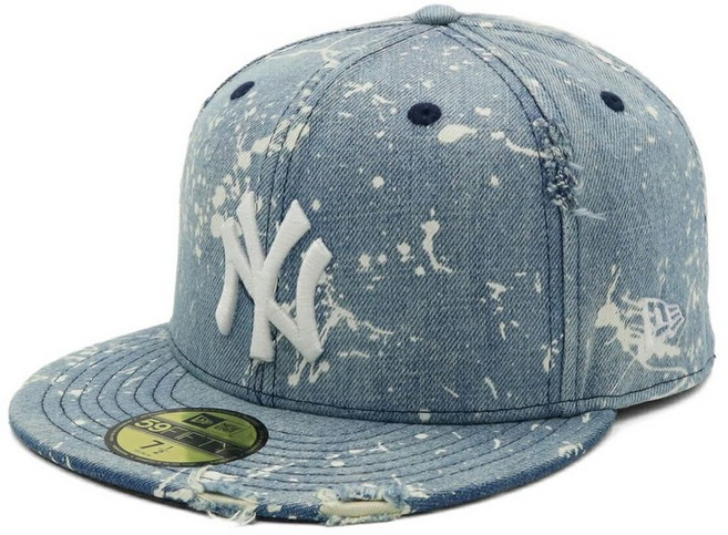 newera 59FIFTY 14551039 NER34C1618 MLB NY Splash paint Denim 뉴 엘라 캡 뉴욕 양키스