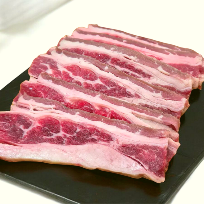 [빌리푸드] 청정 미국산 소고기 우삼겹 구이용 초이스등급, 200g, 4세트