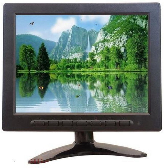 新潮科技 8吋電腦螢幕 顯示器 監視器 1024*768 VGA/AV/HDMI/BNC輸入