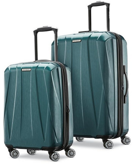 Samsonite 센트릭 2 하드사이드 확장 스피너 휠 캐리어 카리브 블루 2개 세트 (20/24)
