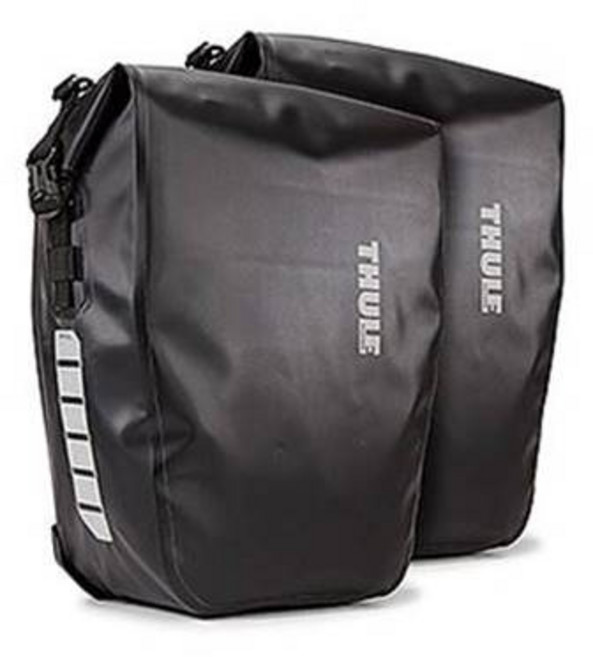 툴레 쉴드 패니어 25L 20년 신제품 2개 1쌍, 블랙, 1세트