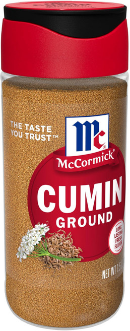 맥코믹 분쇄 쿠민 1.5온스 McCormick Ground Cumin 1.5 Oz, 1.5 온스(1팩), 1개
