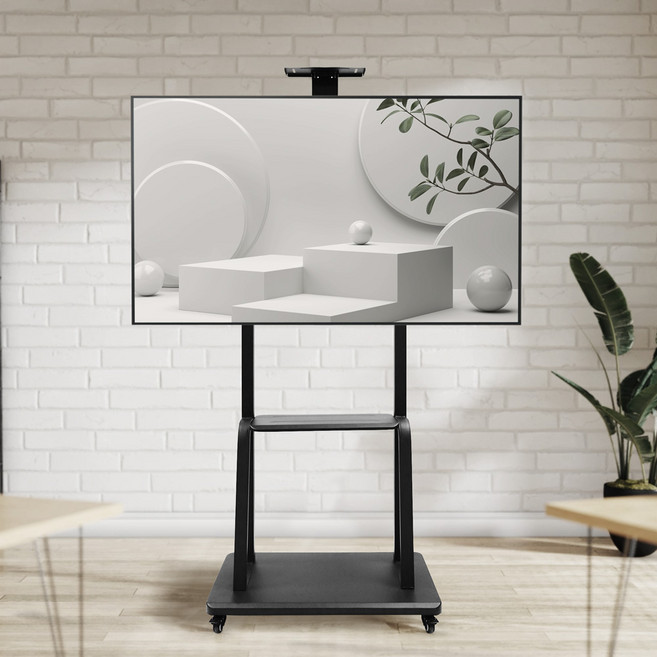 이동형 높이조절 대형 TV스탠드 APL-RM1800 다용도 2단 받침대 삼성 LG 호환, 상세페이지 참조, 1개