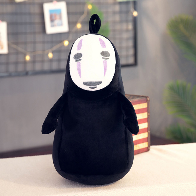 [지브리] 센과 치히로의 행방불명 가오나시 인형 봉제 완구 캐릭터 인테리어 소품, 보라색, 35厘米