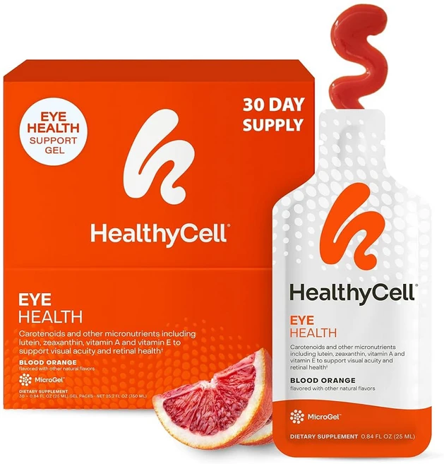 Healthy Cell Eye Health Liquid Supplement 30 Gel Packs | 헬시셀 아이 헬스 리퀴드 보충제, 1개 - 쿠팡