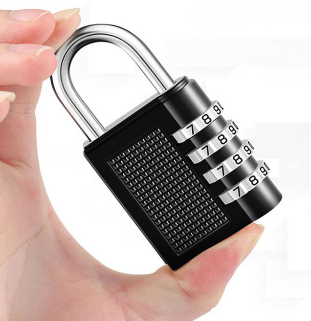 소형 중형 3자리 비밀번호 자물쇠 안전한 물품 보관, 3열 E소형